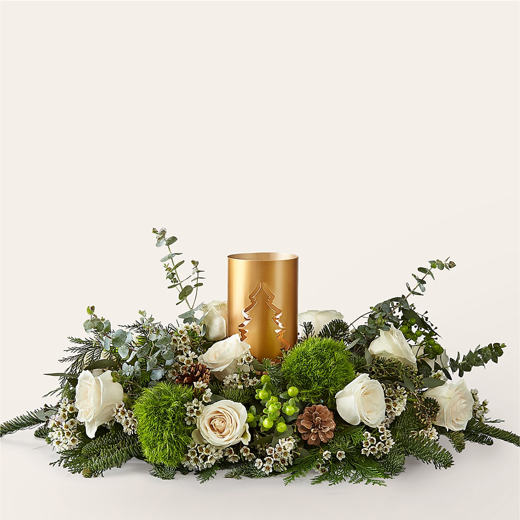 Chestnuts Roasting Centerpiece – Greater Derby Flower Shop, Derby KS
