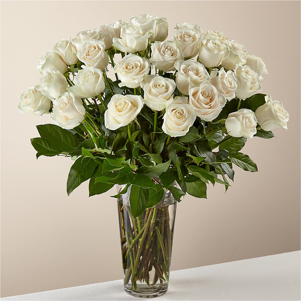 Long Stem White Rose Bouquet – Greater Derby Flower Shop, Derby KS