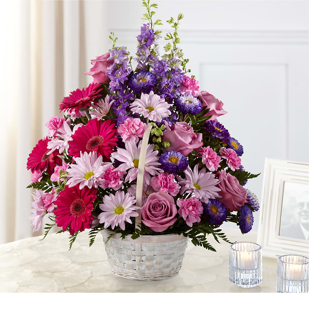 Pastel Peace Basket – Greater Derby Flower Shop, Derby KS