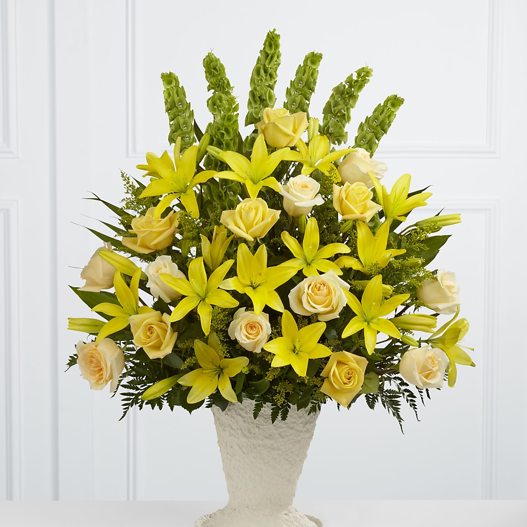 Golden Memories Arrangement – Greater Derby Flower Shop, Derby KS