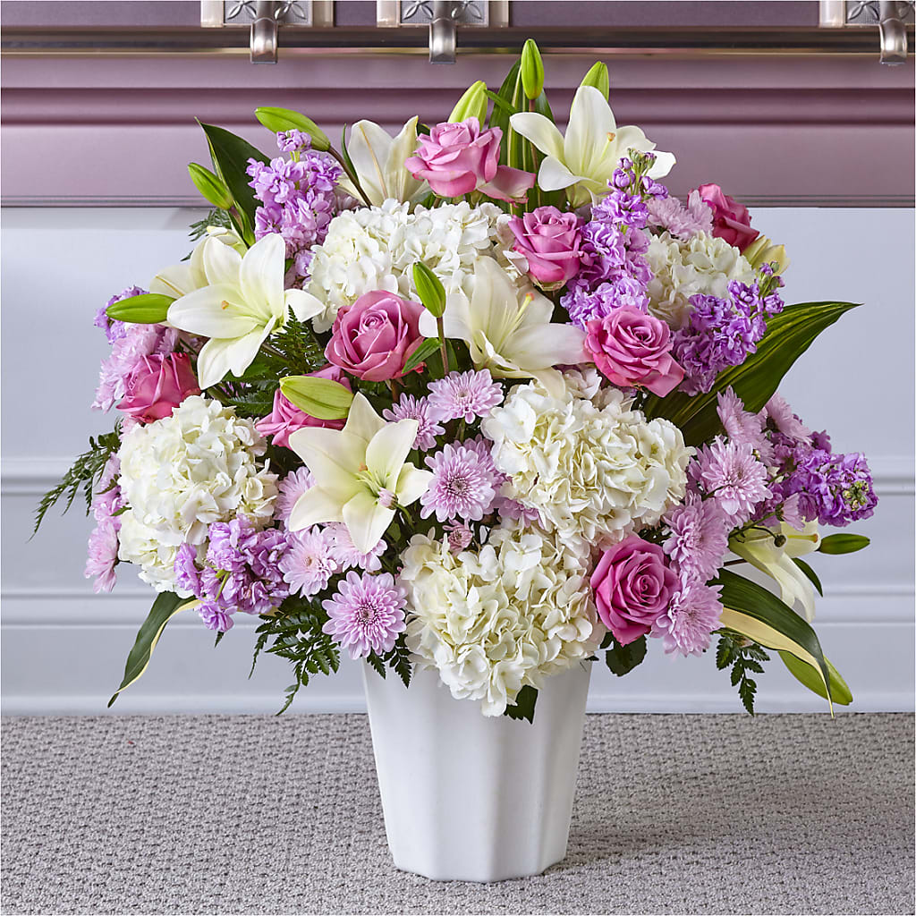 Heaven Sent Floor Basket – Greater Derby Flower Shop, Derby KS
