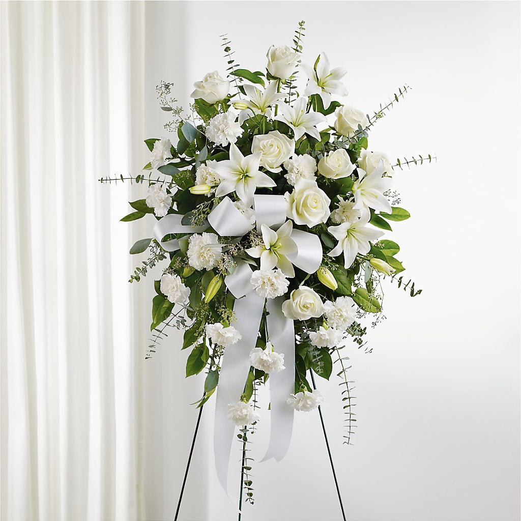 With Care Standing Spray – Greater Derby Flower Shop, Derby KS