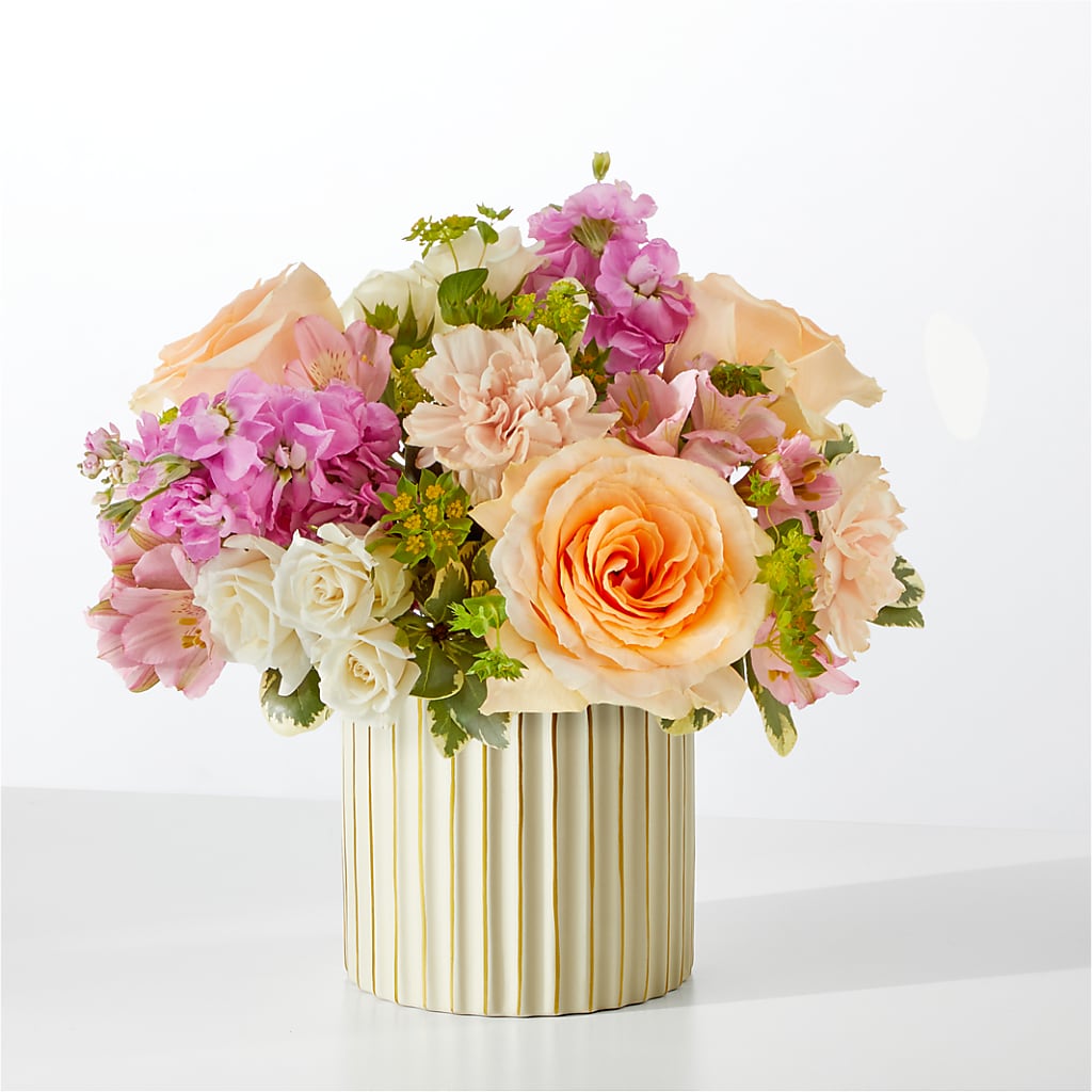 Paradise Bouquet with Ivory Vase – Greater Derby Flower Shop, Derby KS
