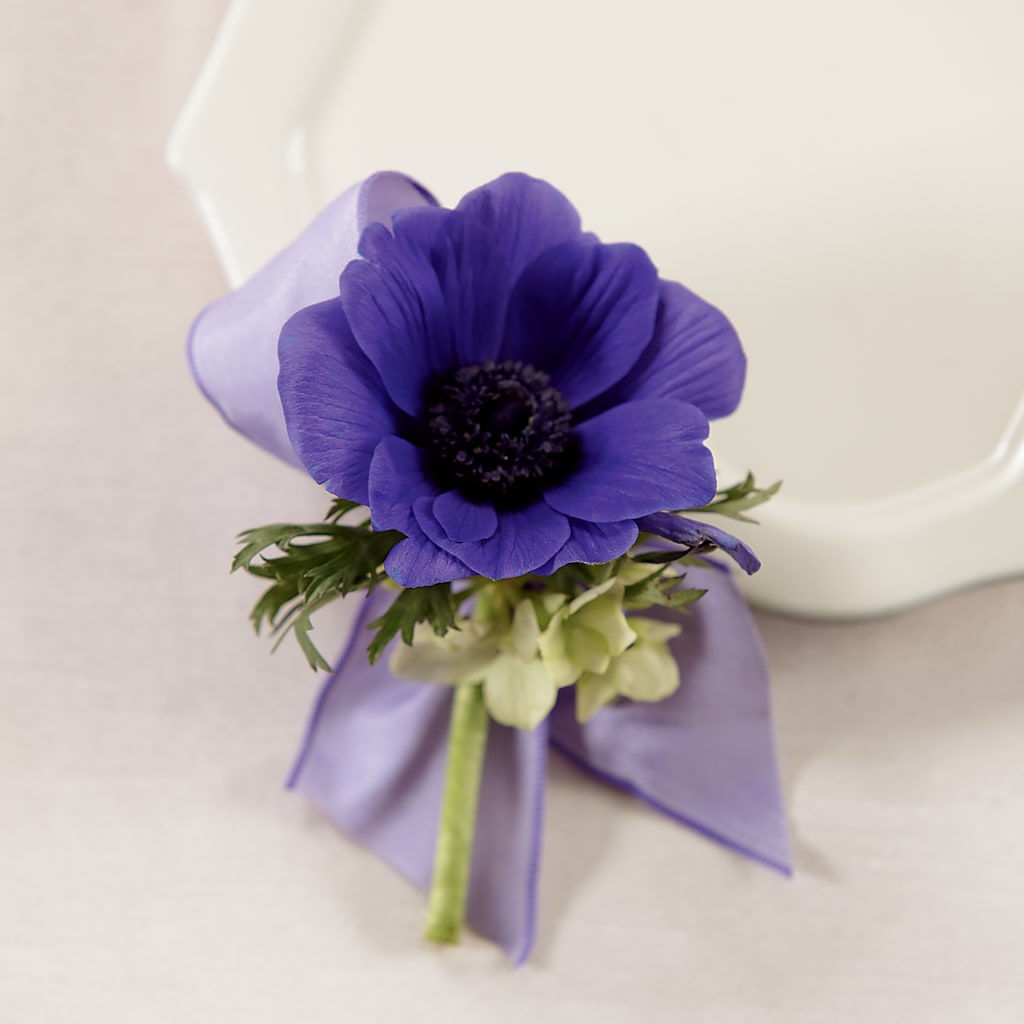 Purple Passion Boutonniere – Greater Derby Flower Shop, Derby KS