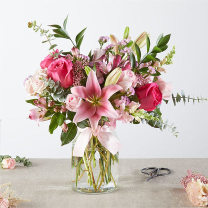 Lazo Rosa - Una Creación Original de la Floristería