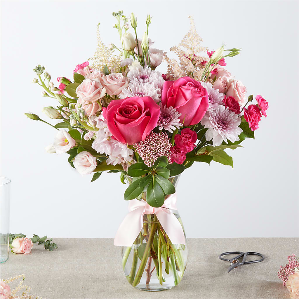 Lazo Rosa - Una Creación Original de la Floristería