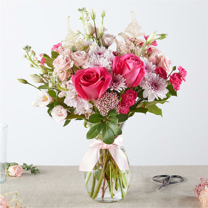 Lazo Rosa - Una Creación Original de la Floristería