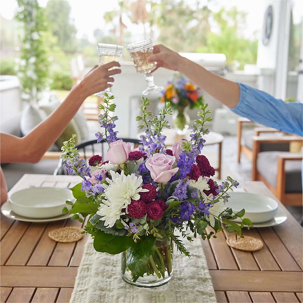 Violet Frost Bouquet –  Greater Derby Flower Shop, Derby KS