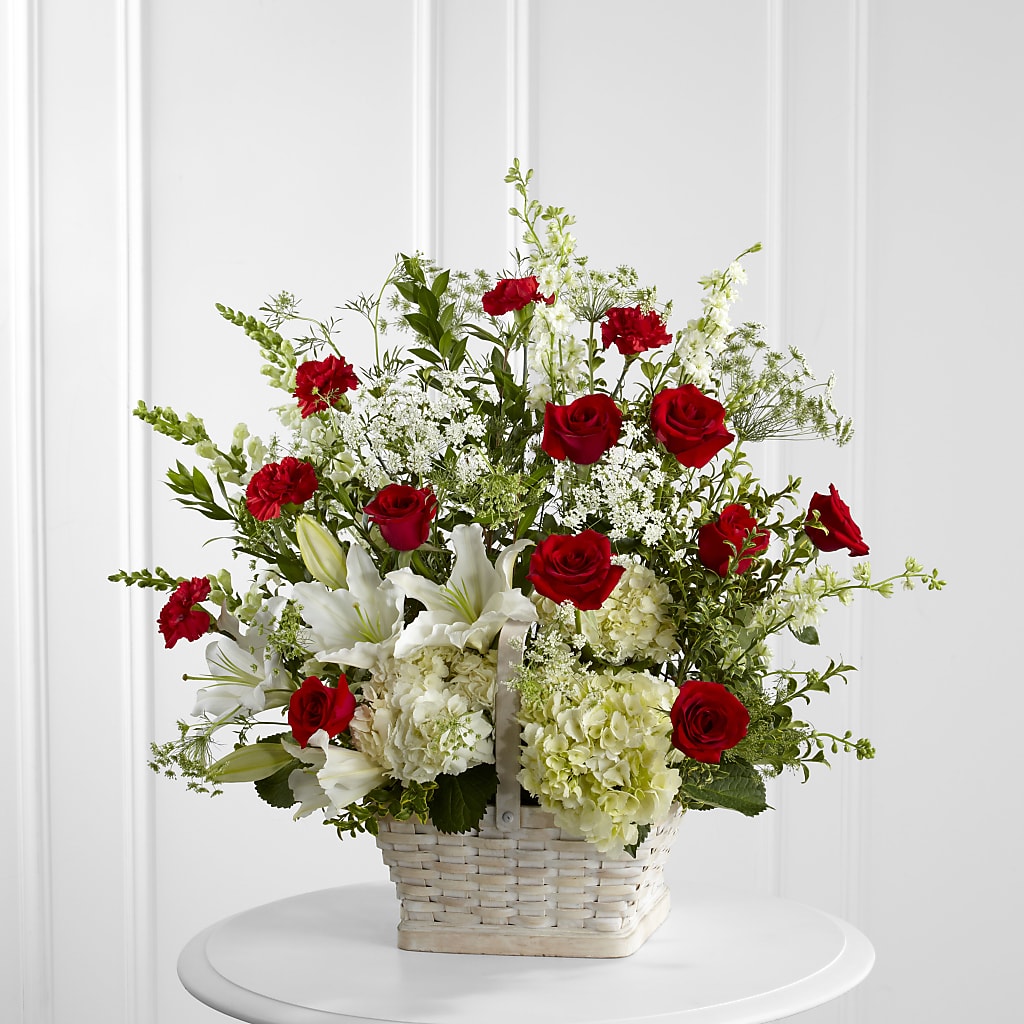 Arreglo floral en memoria de