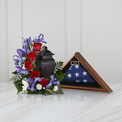 Patriotic Tribute Arrangement –  Greater Derby Flower Shop, Derby KS