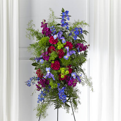 Heavenly Skies Standing Spray –  Greater Derby Flower Shop, Derby KS